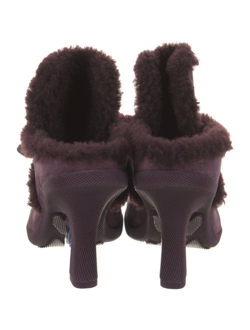 Burberry Shearling Mules