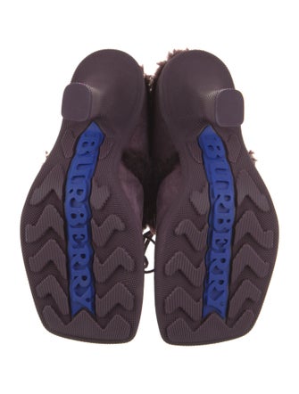 Burberry Shearling Mules