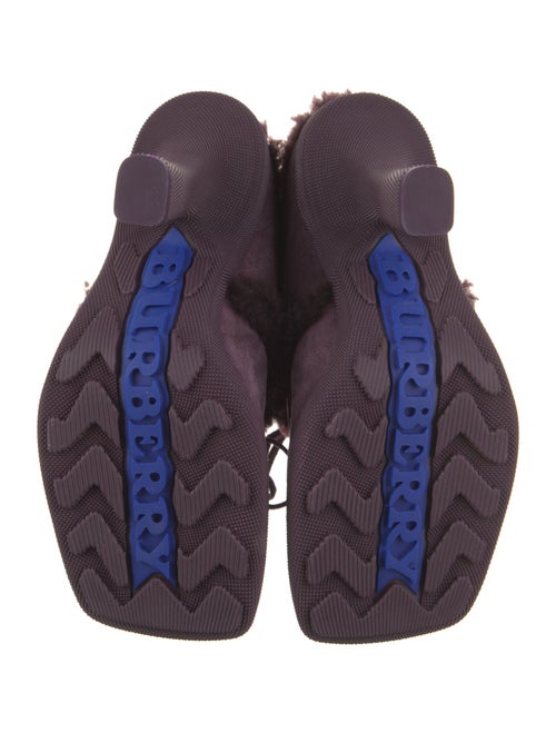 Burberry Shearling Mules