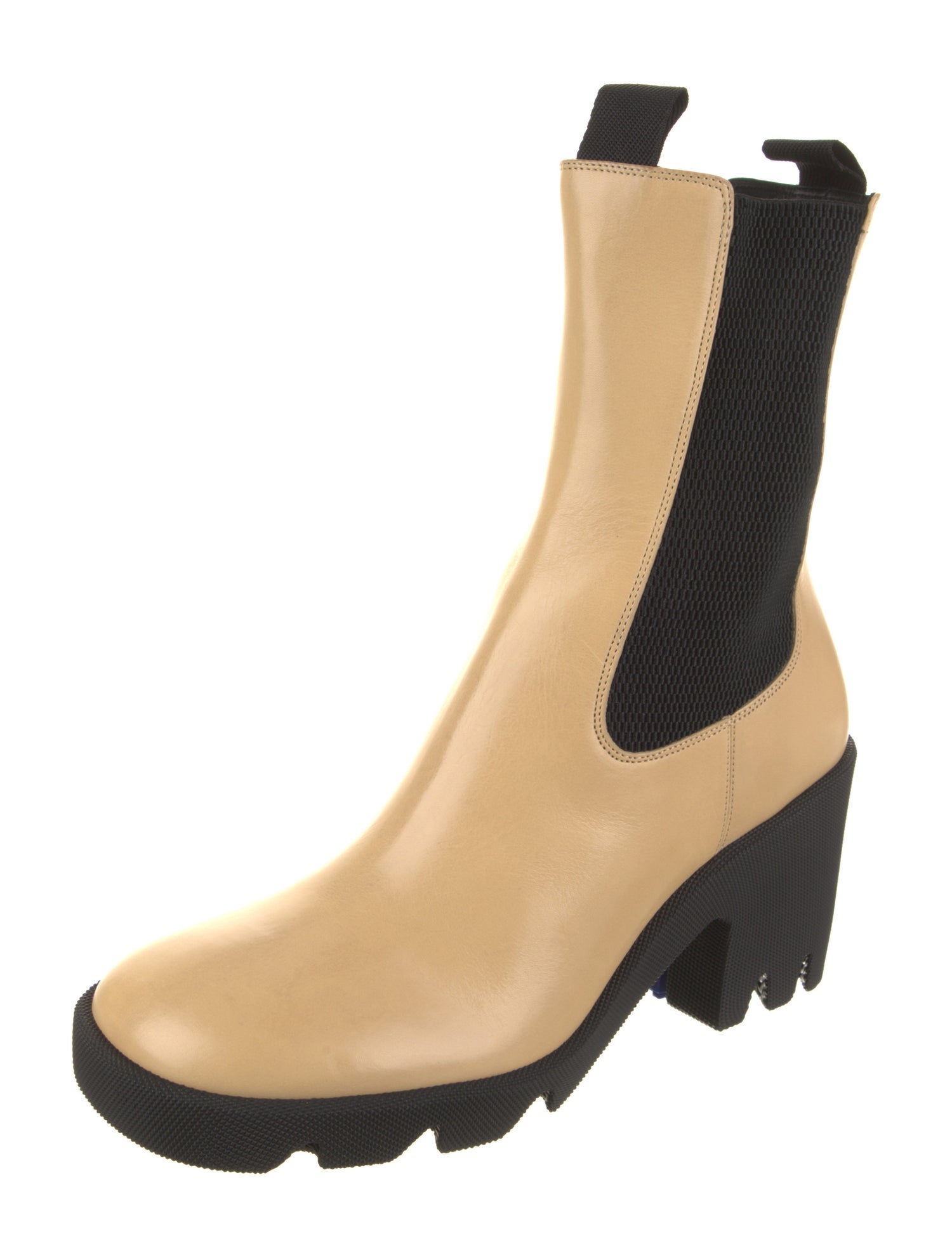 Burberry Leather Chelsea Boots w/ Tags