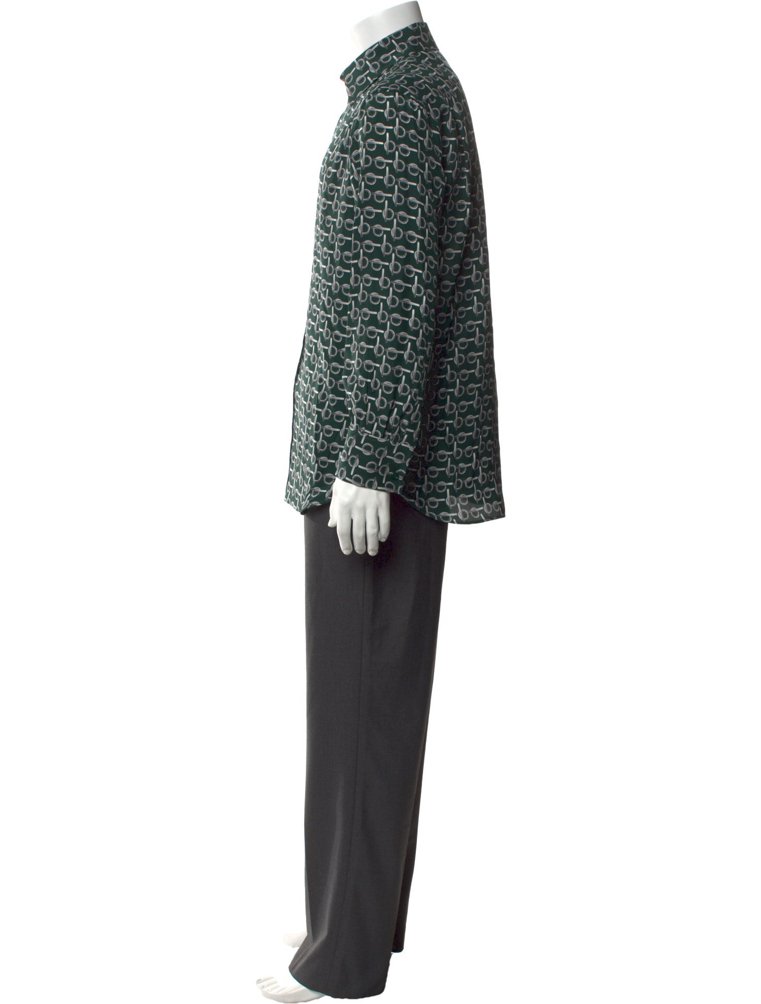 Burberry Silk Mock Neck Tunic w/ Tags