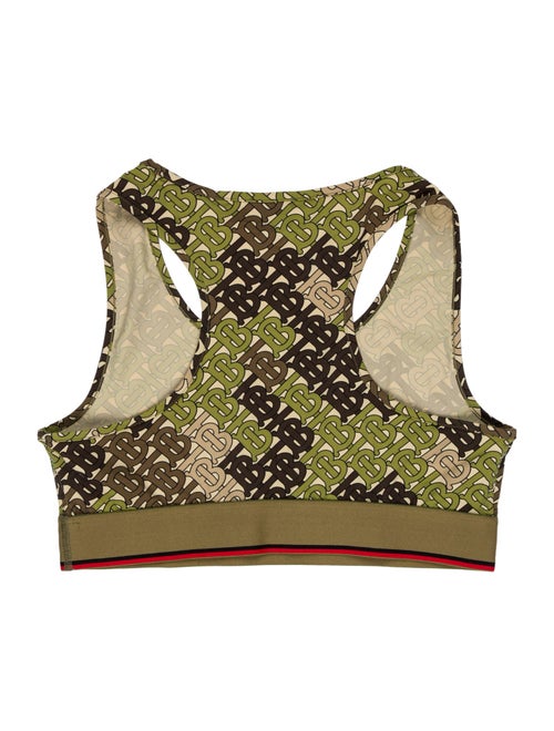 Burberry Camouflage Print Halterneck Crop Top