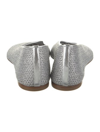 Burberry Mesh Embroidered Accent Flats