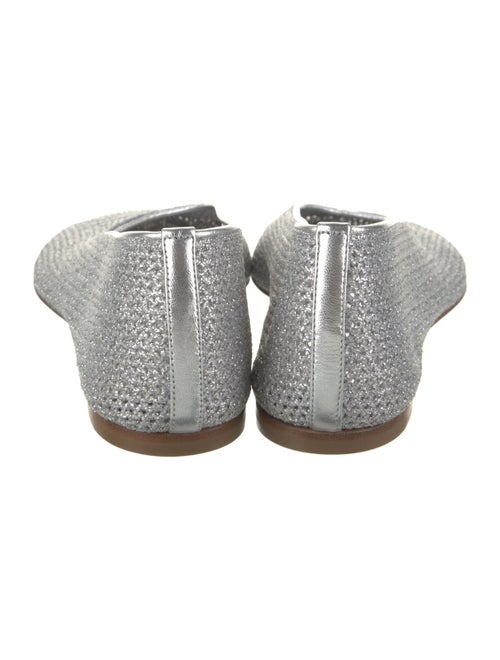 Burberry Mesh Embroidered Accent Flats