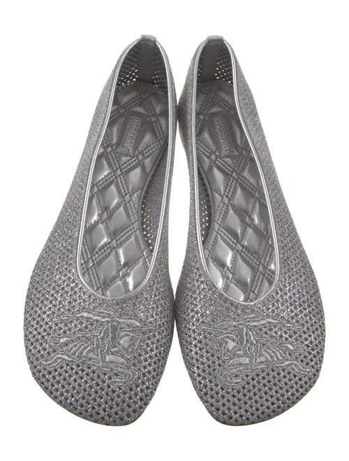 Burberry Mesh Embroidered Accent Flats