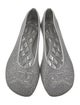 Burberry Mesh Embroidered Accent Flats