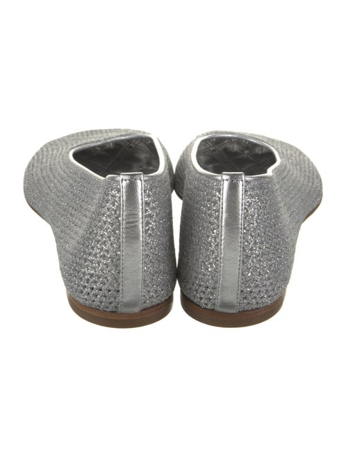 Burberry Mesh Embroidered Accent Flats