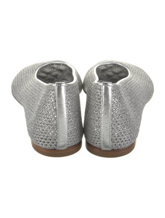 Burberry Mesh Embroidered Accent Flats