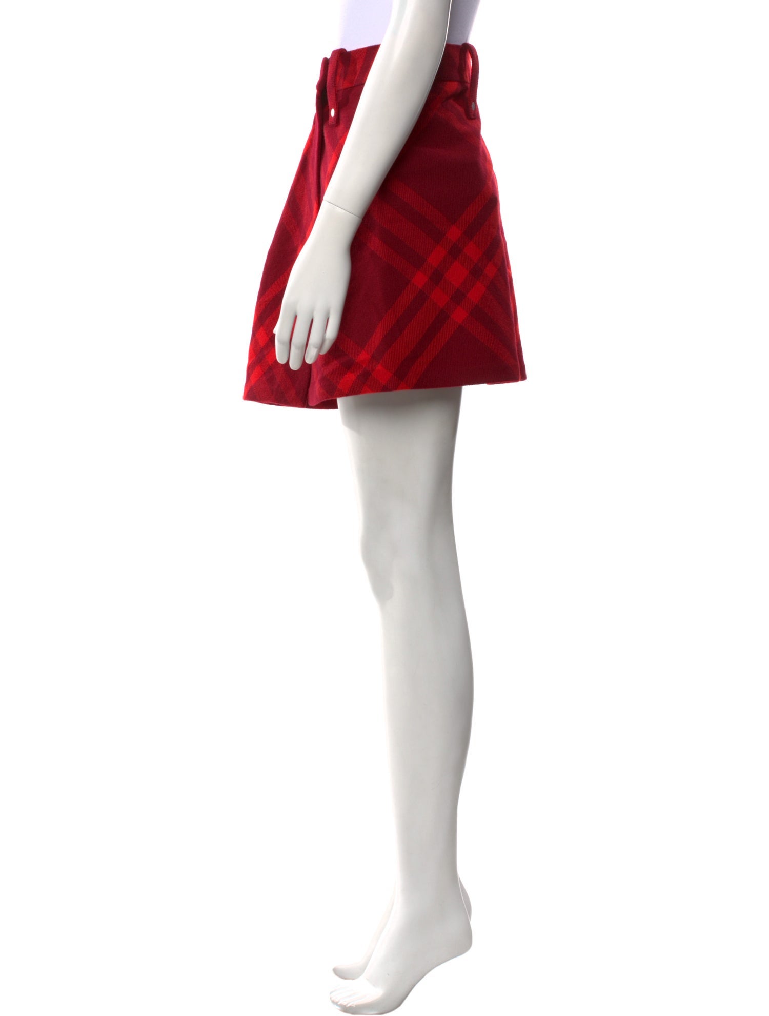 Burberry Wool Mini Skirt w/ Tags