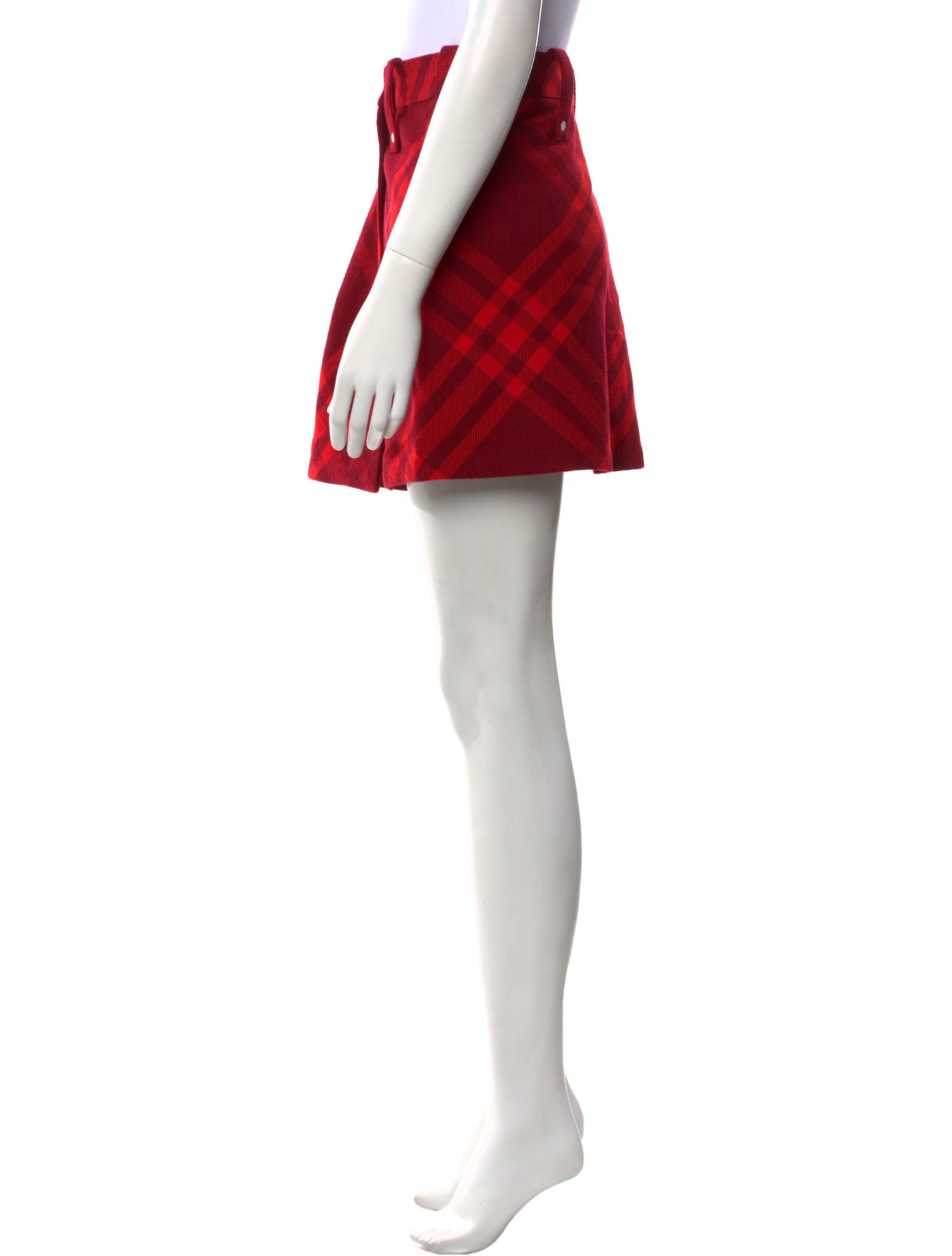 Burberry Wool Mini Skirt w/ Tags