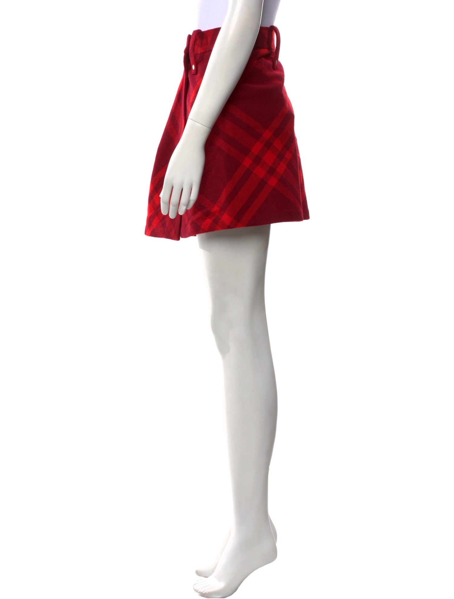 Burberry Wool Mini Skirt w/ Tags