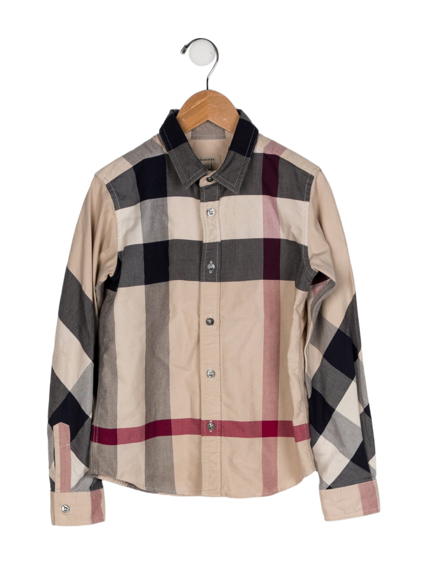 Burberry Button Up Long Sleeved Shirt