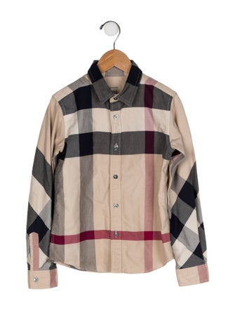 Burberry Button Up Long Sleeved Shirt