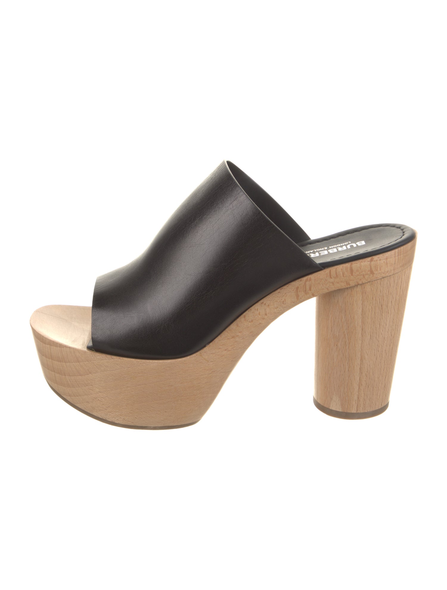 Burberry Leather Slides