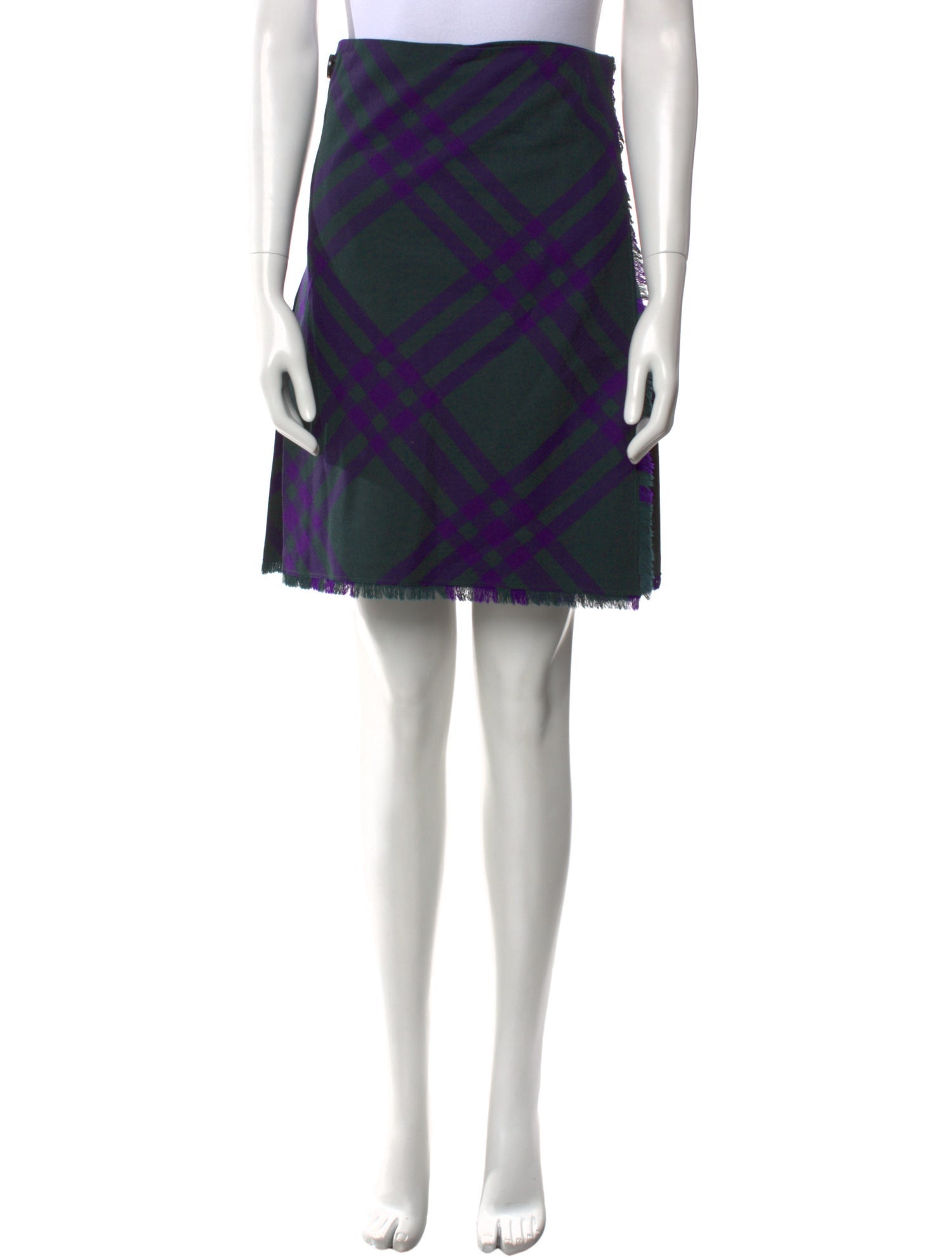 Burberry Wool Knee-Length Skirt w/ Tags