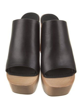 Burberry Leather Slides