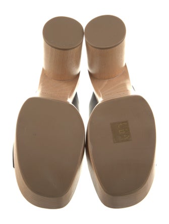 Burberry Leather Slides