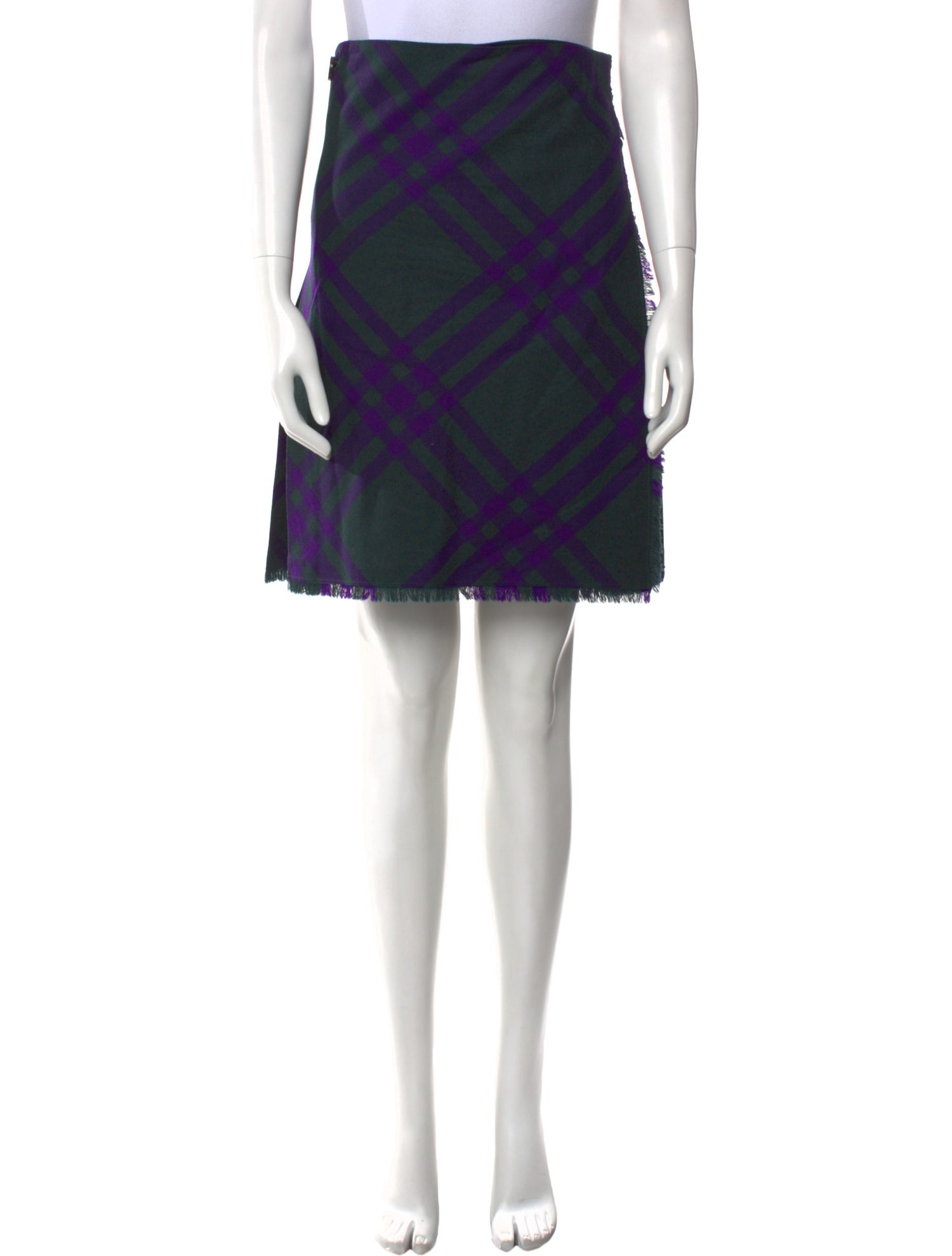 Burberry Wool Knee-Length Skirt w/ Tags