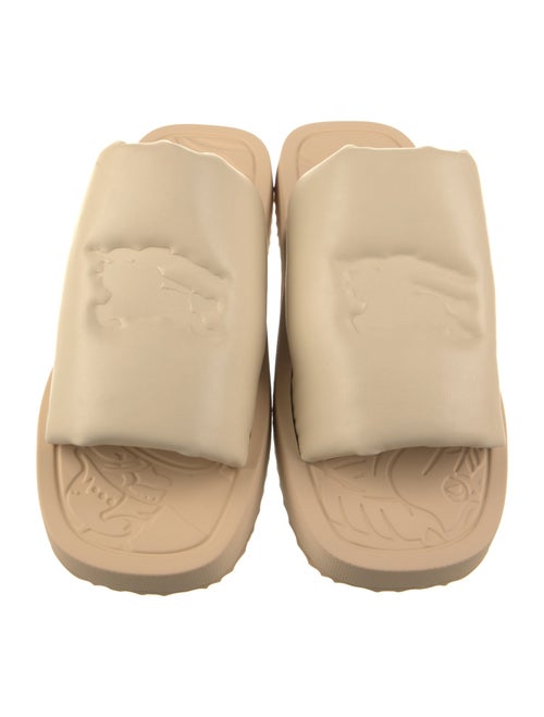 Burberry Leather Slides
