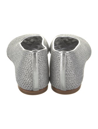 Burberry Mesh Embroidered Accent Flats