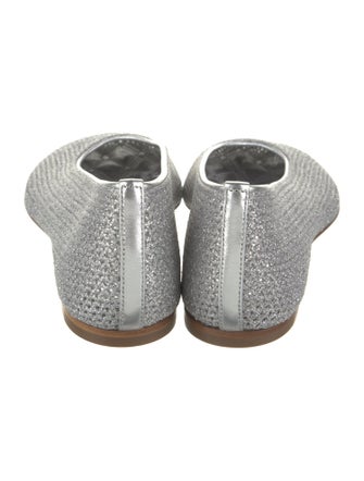 Burberry Mesh Embroidered Accent Flats