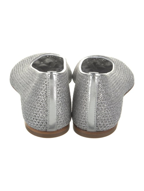 Burberry Mesh Embroidered Accent Flats