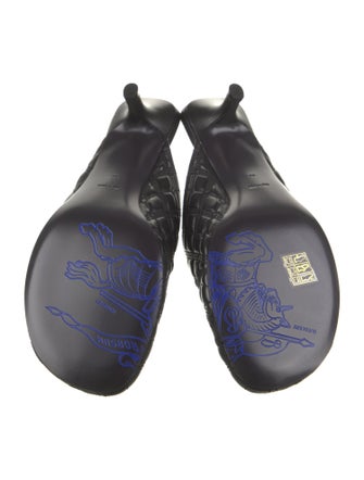 Burberry Leather Mules