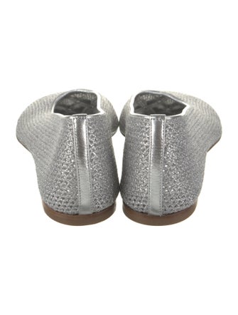 Burberry Mesh Embroidered Accent Flats