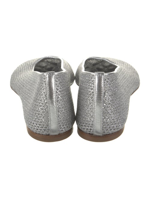 Burberry Mesh Embroidered Accent Flats