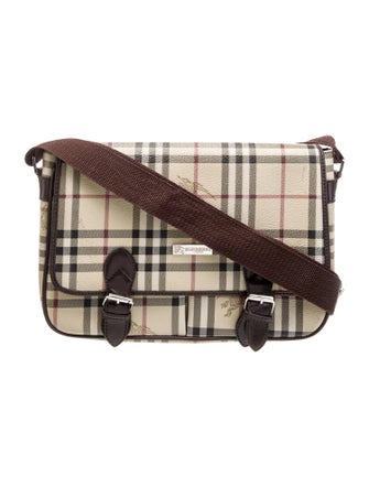 Burberry Haymarket Check Messenger Bag