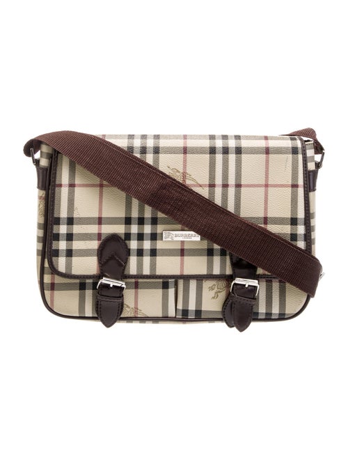 Burberry Haymarket Check Messenger Bag