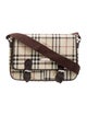 Burberry Haymarket Check Messenger Bag