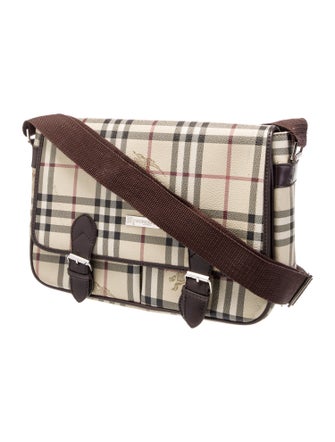 Burberry Haymarket Check Messenger Bag