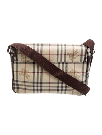 Burberry Haymarket Check Messenger Bag