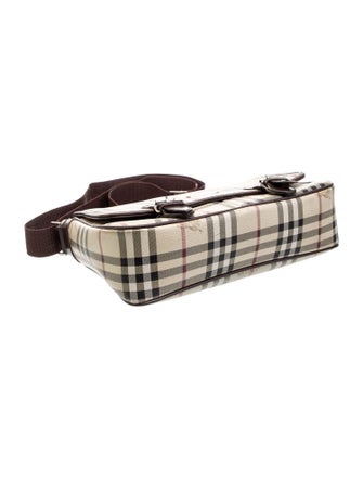 Burberry Haymarket Check Messenger Bag