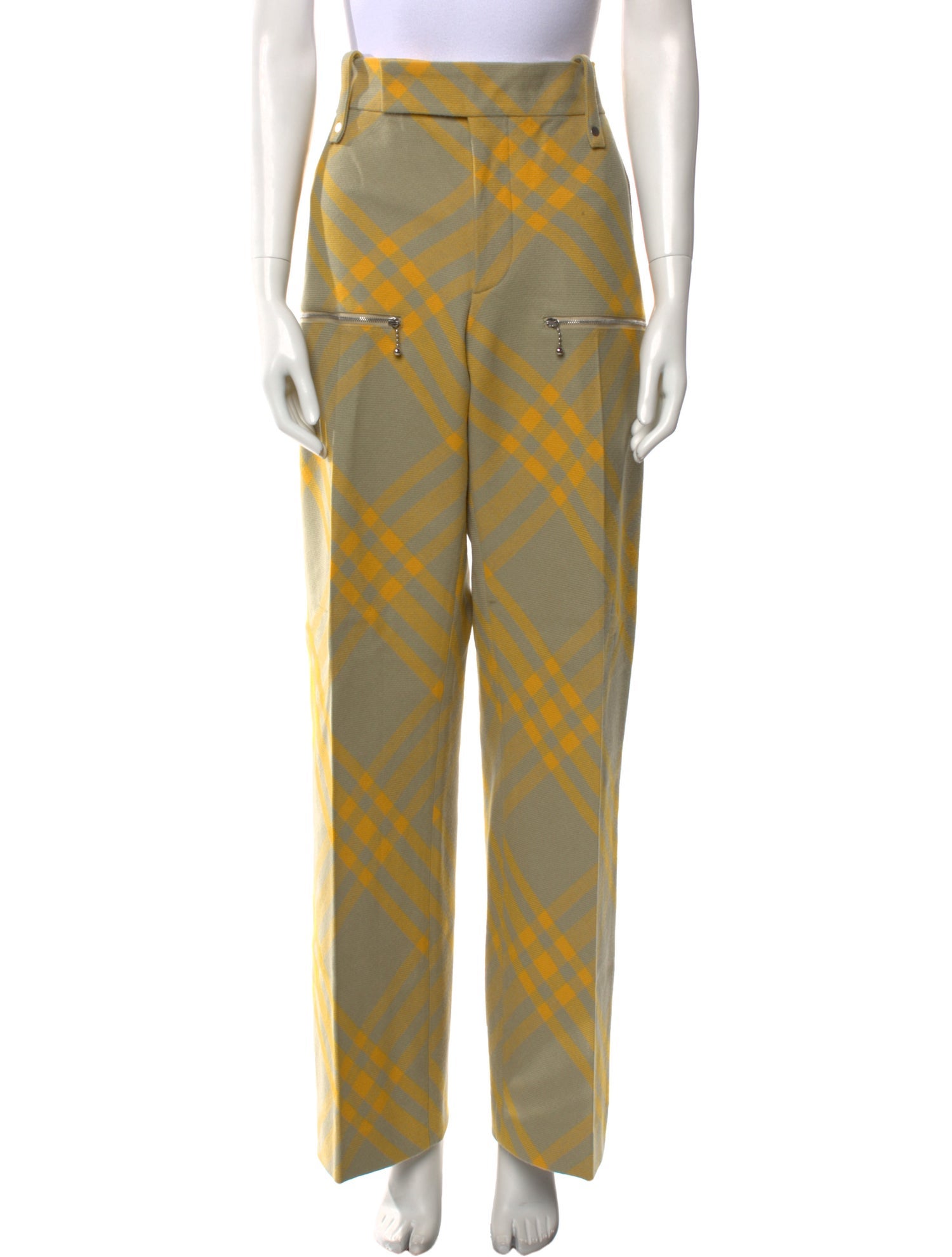 Burberry Virgin Wool Wide Leg Pants w/ Tags