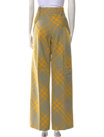 Burberry Virgin Wool Wide Leg Pants