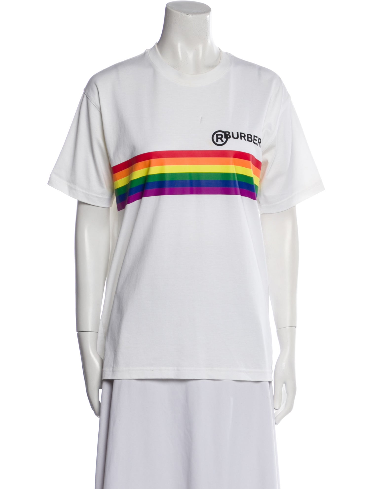 Burberry Graphic Print Crew Neck T-Shirt