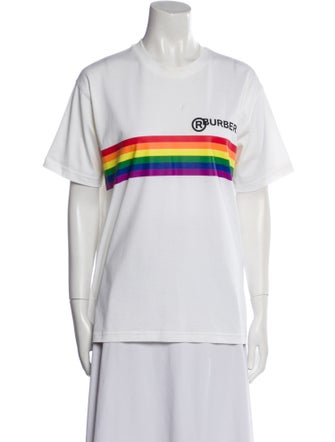 Burberry Graphic Print Crew Neck T-Shirt