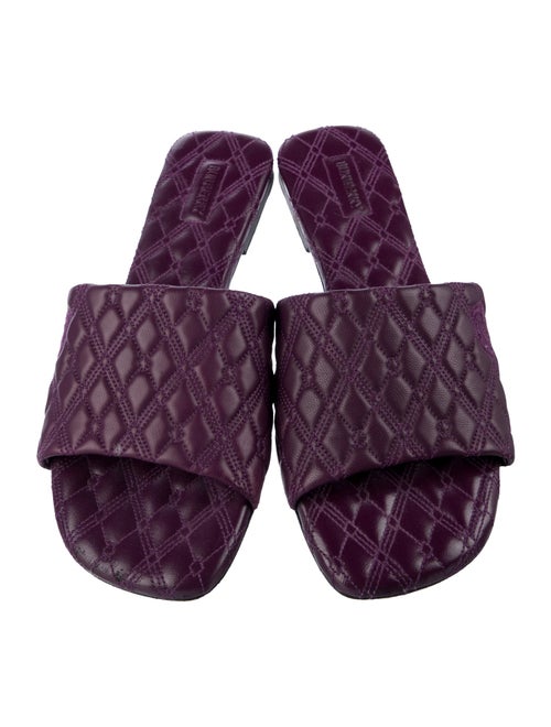 Burberry Leather Slides