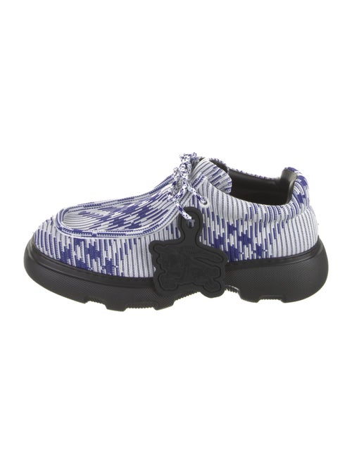 Burberry Rubber Plaid Print Derby Shoes