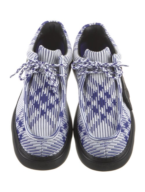 Burberry Rubber Plaid Print Derby Shoes