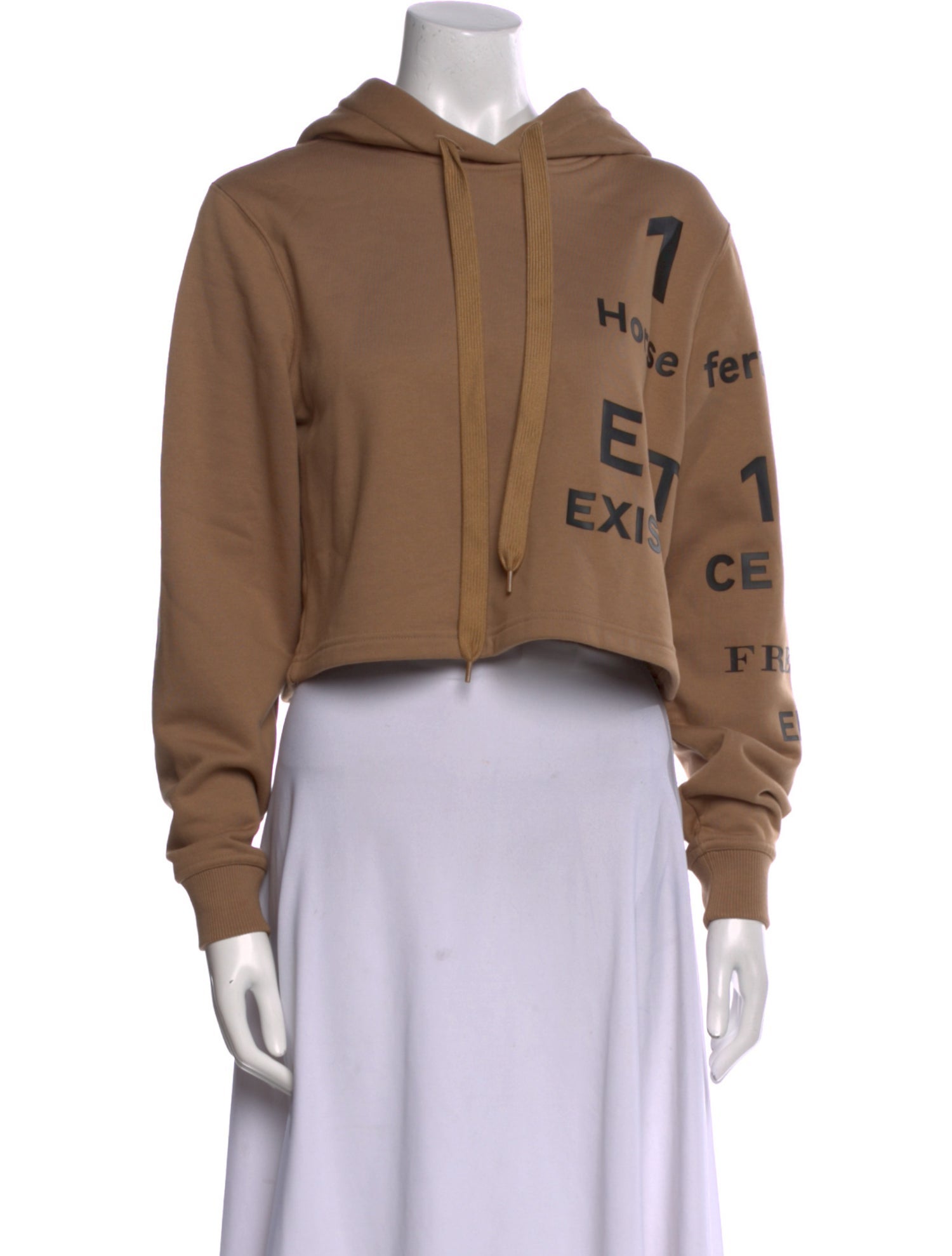 Burberry Graphic Print Crew Neck Hoodie