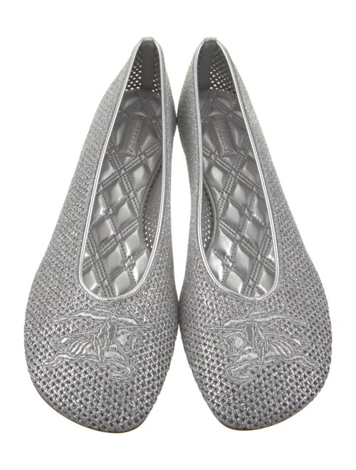 Burberry Embroidered Accent Flats