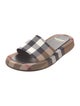 Burberry Nova Check Pattern Slides
