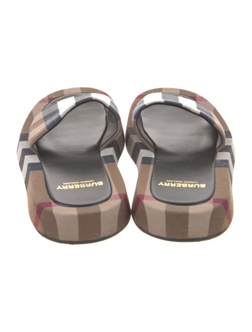 Burberry Nova Check Pattern Slides