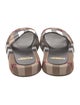 Burberry Nova Check Pattern Slides