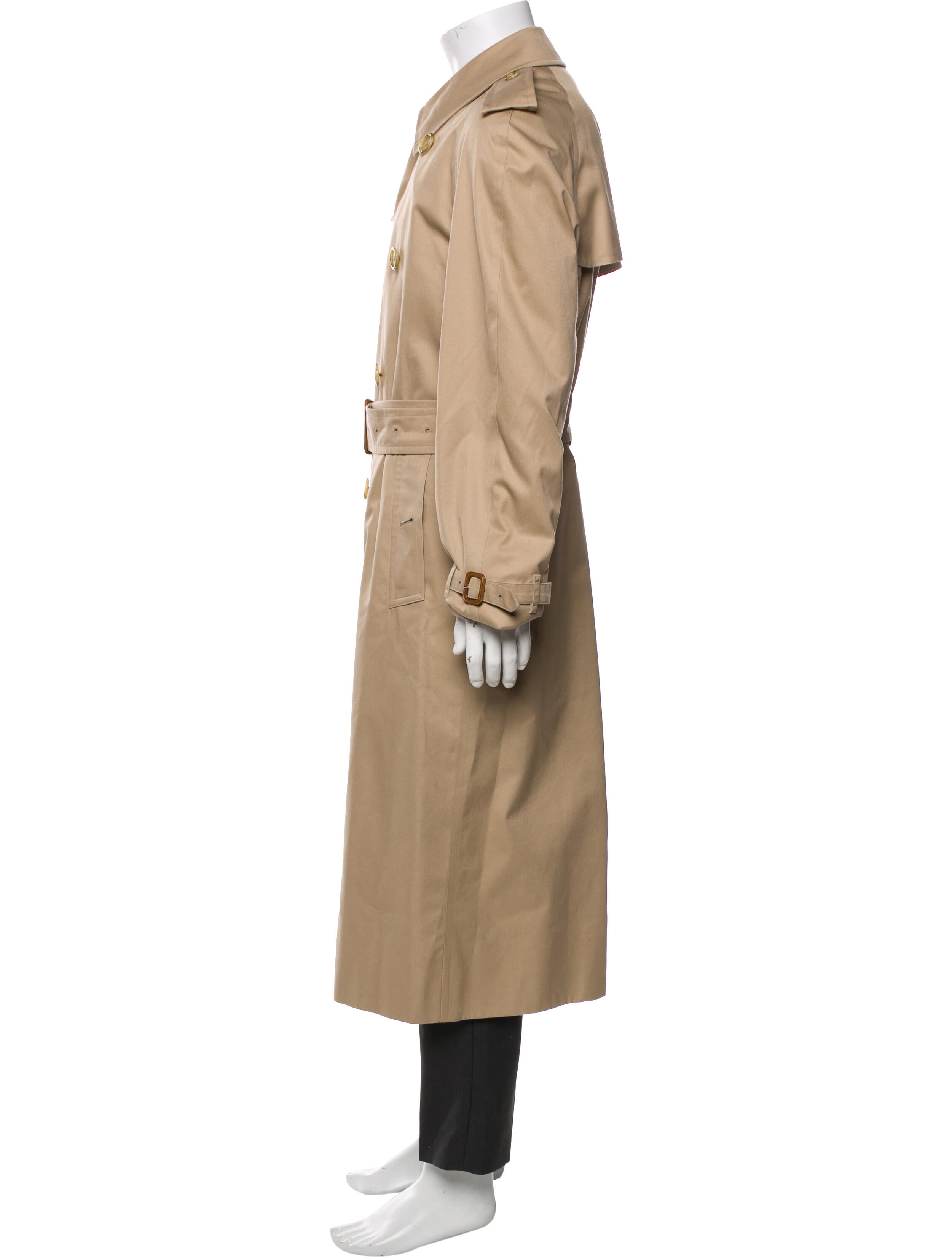 Burberry House Check Pattern Trench Coat