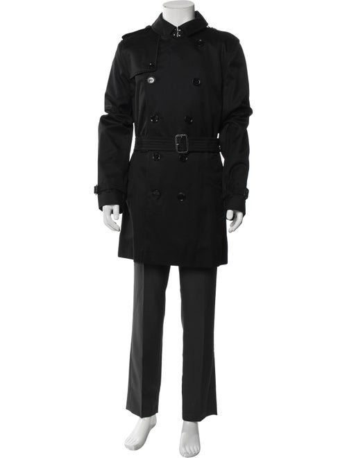 Burberry Nova Check Pattern Trench Coat