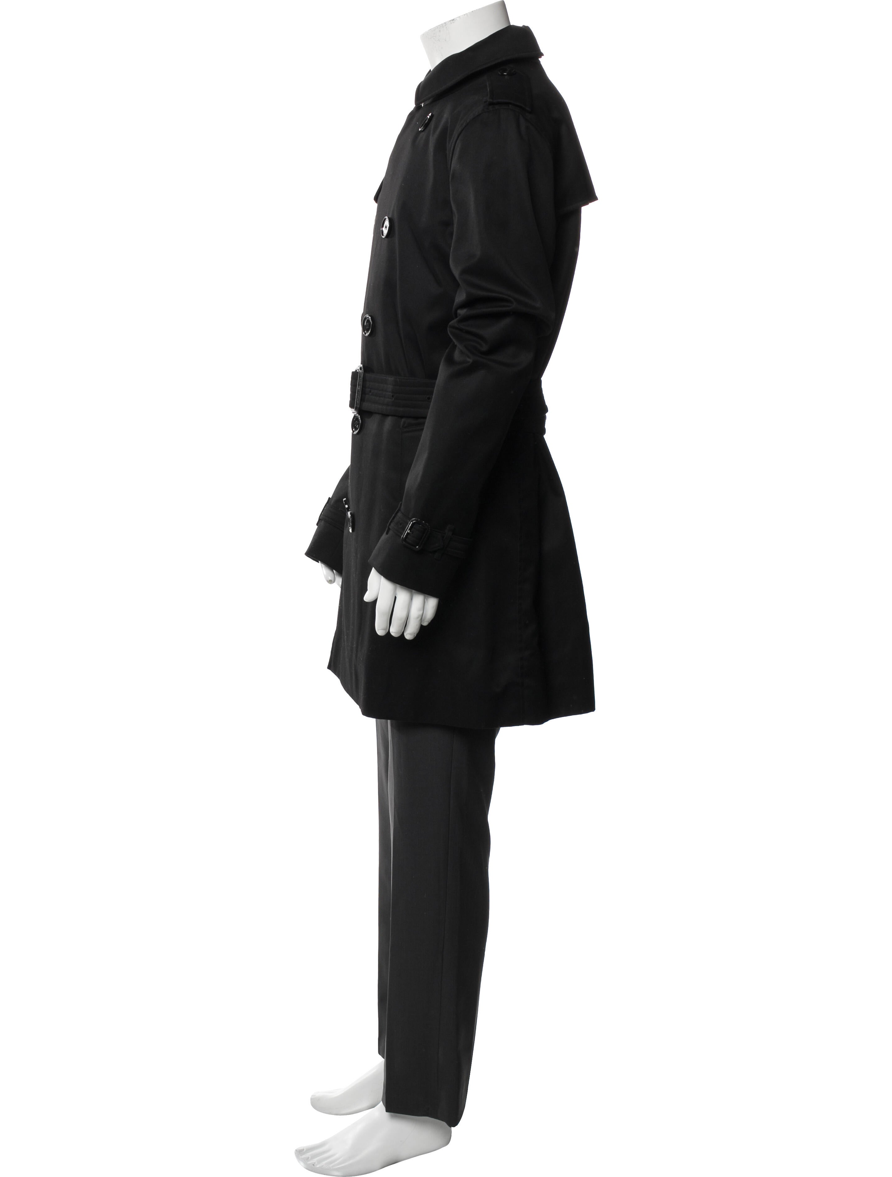 Burberry Nova Check Pattern Trench Coat